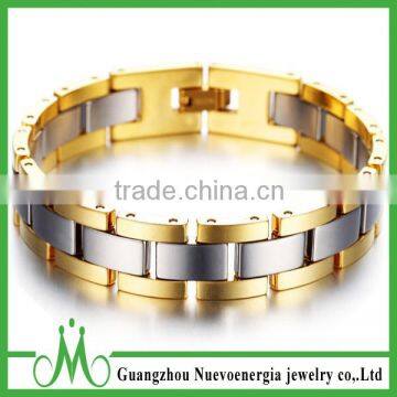 High quality wholesale charm saudi gold jewelry bracelet for men gold tungsten bracelet