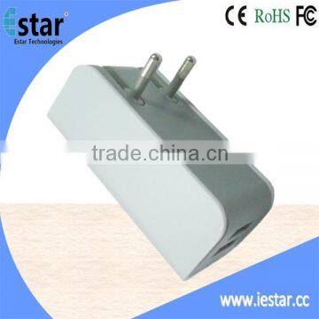 Portable Fast Travel Dual USB Mobile Phone Charger