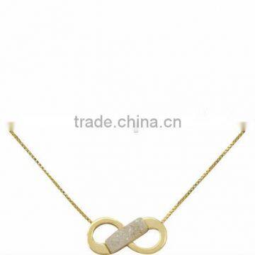 Necklaces, With Natural Stone, GOLD PLATED
