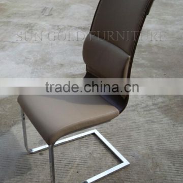 New design modern wooden back leather dining chair (SZ-DC001)