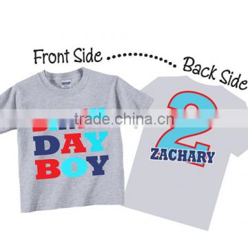 birthday boy tshirts cotton baby shirts new style fashion boy's shirt kids t-shirts supplier                        
                                                Quality Choice