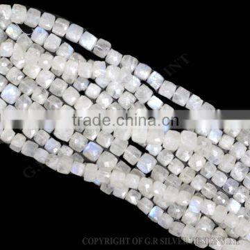 moonstone beads for sale,4-8mm square faceted gemstone strand,beads wholesale uk sale