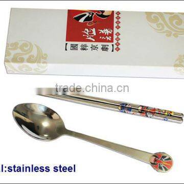 dinnerwares,spoon,fork,chopsticks with Beijing Opera Facial Masks