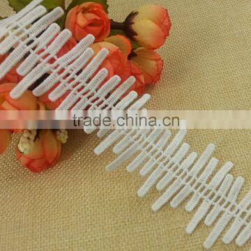 4cm Poly/cotton Fancy Water Soluble Lace for Ladies Wear -- H1666 photo-2