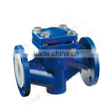 PFA Lined Check Valve lift type for chemical