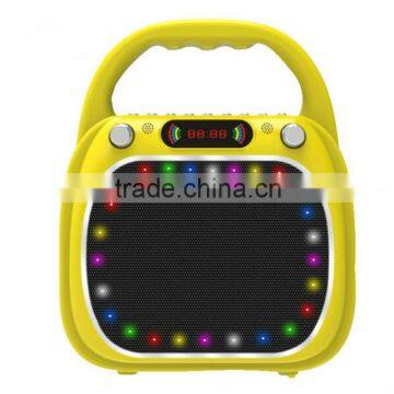 D-B103 7-color LED lights fashion held portable Outdoor Bluetooth Speaker Super Bass Portable Wireless Speakers With USB/TF/AUX