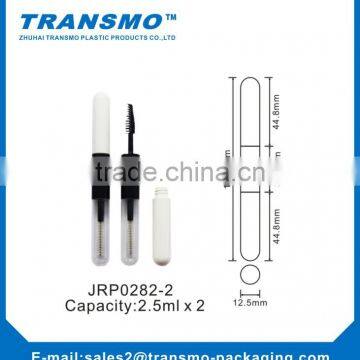 Plastic Tube for Cosmetics Packaging Double Ended Mascara Bottle With Different Brushes photo-2