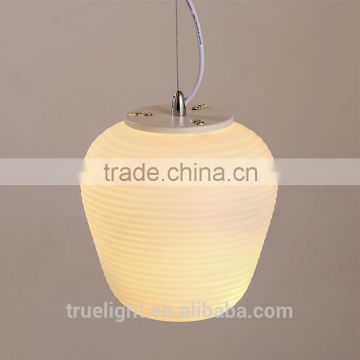 glass globe hanging lamp fixtures with 1 light for shops china supplier