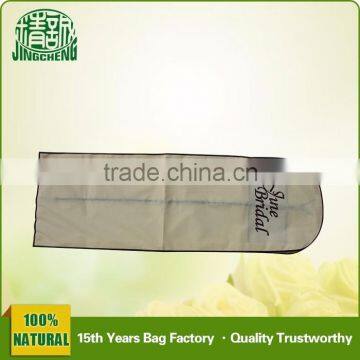 Zipper Storage Garment Bags with Non Woven Wedding Dress Garment Bags