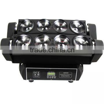 8*10w RGBW Led Spider Dmx512 Moving Head Beam Light Professional Stage Effect Lighting photo-2
