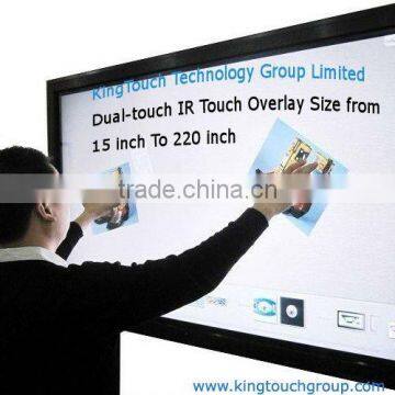 15 inch Infrared Dual Touch Screen Panel size: 15 inch to 220 inch