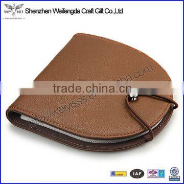 Top Grade handmade genuine leather elegant wedding cd dvd case