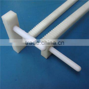 High precision plastic injection mould white color pom acetal rack plastic rack