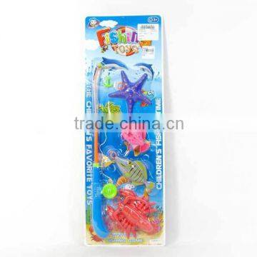 Hot selling plastic toy ,fishing game, small toy fish for kid