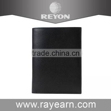 Factory OEM customize Executive Genuine leather passport wallet with pen holder