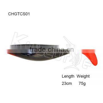 CHGTCS01 2016 new mould soft fishing lure paddle tail fishy smell soft bait