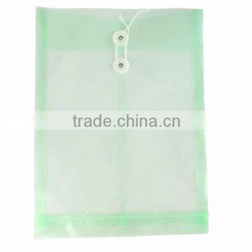 Factory Direct Price Custom New Design Two Color Drawing Clear Plastic Document Holder a4 fc File Bag photo-2