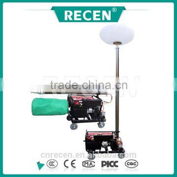 1000w MH manual or 50m remote control scalable Balloon lighting tower, high mast lighting tower