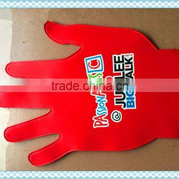 factory price eva foam finger hand,big hand for cheering