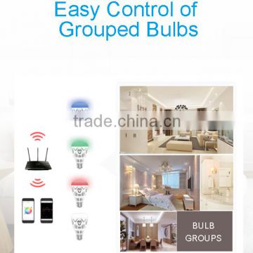 SMART LIGHTING FULL COLOR LED BULB WIFI CONTROL FOR HOUSE USE