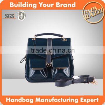 2871 New Trendy Messenger Ladies Patent Leather Bag                        
                                                Quality Choice