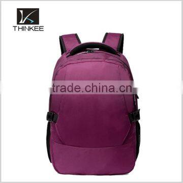 2015 New Fashion Waterproof Backpack Bag/laptop Backpack High Quality/khaki Backpack Pure Color photo-4