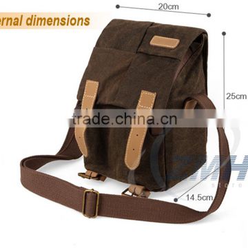 High-grade and Soft bag Canvas Material digital Sling camera bag