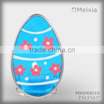 MX040010 tiffany style stained glass candle holder easter egg holiday gift