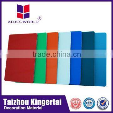 Alucoworld outdoor Aluminium Composite Panel(Acp) For outdoor wall decoration aluminum plastic plate