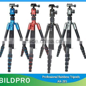 BILDPRO Carbon Fiber Tube Heavy Duty Tripod Camera Stand Colorful Tripod