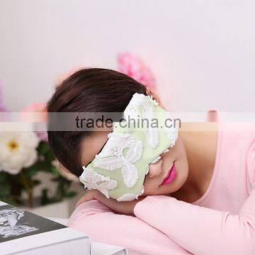 Free sample sleeping eye mask with lace for travel