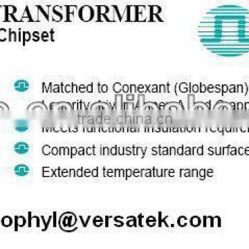 Puse BX2516W ADSL Line Transformer Contact: sherryt@versatek.cn