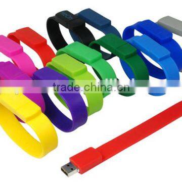 USB Sports Wrist band flash memory stick, 2gb usb flash disk wirstband