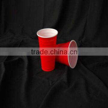 450ml PS disposable colored plastic cups , beer pong cup