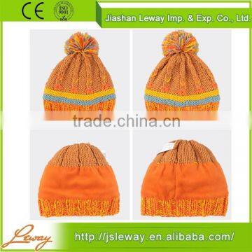 Cheap Custom High Quality Girls Fashion Knitting Beanie Hat photo-5