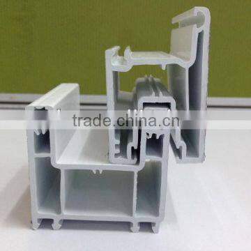 Conch 60 sliding pvc window profiles cross section