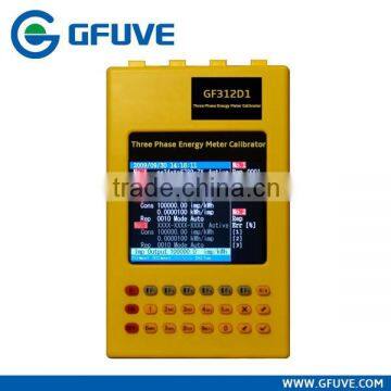 Online electricity meter testing equipment GFUVE GF312D1 Three phase energy meter calibrator with english display and operation