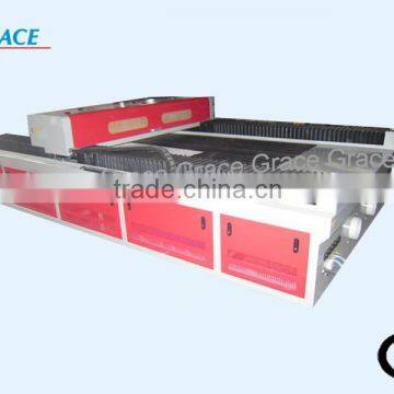 0.2mm stainless steel cutting with O2 and CO2 laser machine G1325