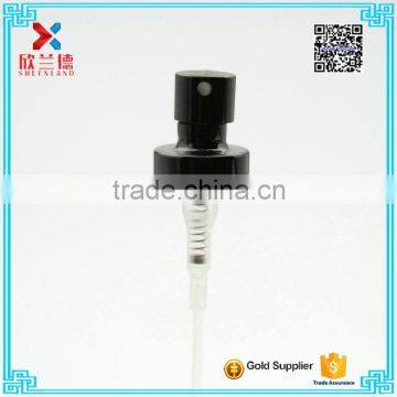 black color crimp perfume spray pump for bottle