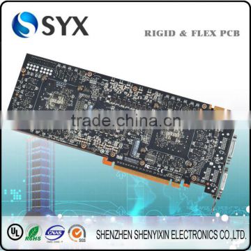 black 8 layer Multilayer pcb manufacturer