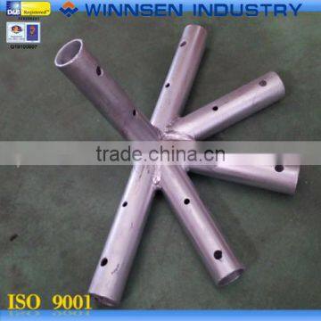 Chinese Manufacturer Carbon Steel Cross Joint 4 Way Fitting Pipe for Tent and Door Installation YS39034 photo-4