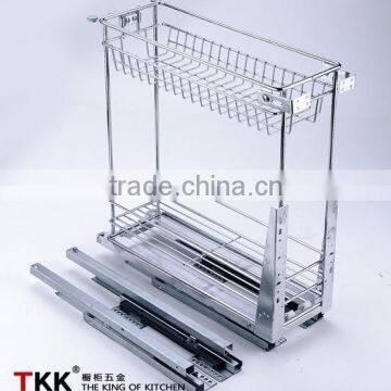 Chrome Plated Kitchen Wire Drawer Basket