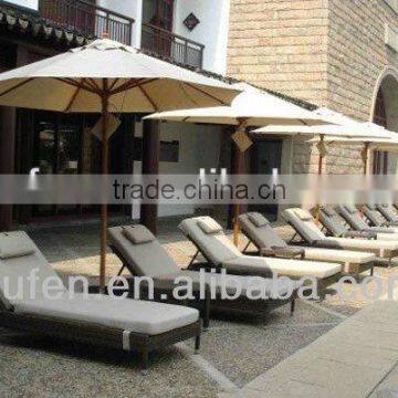 hot sale pe rattan outdoor swimming pool furniture