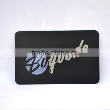 High quality laser cut metal business card/black metal business card                        
                                                                                Supplier's Choice