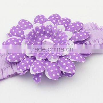 Top Elastic Sunflower Headband for Baby,wholesale Nylon Headbands photo-4