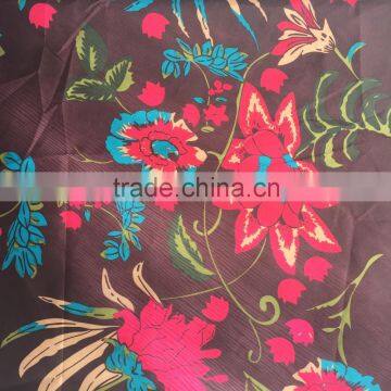 printed pongee fabric 100%polyester waterproof for jacket garments