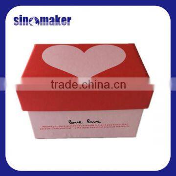 Wholesale Custom printed colored handmade cardboard shoe gift box