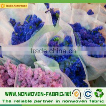 China factory PP spunbond non woven fabric for interlining, packing flowers non woven fabric