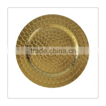 Plastic decorative party under plates