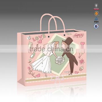 Alibaba China manufacturing custom wedding paper bag gift design paper bag